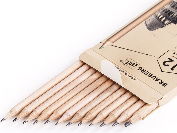 Изображение товара Набор простых карандашей Brauberg Art Classic / 181542 (12шт)