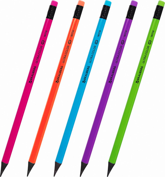 Изображение товара Набор простых карандашей Brauberg Ultra Color / 181710 (12шт)
