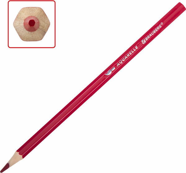 Изображение товара Набор акварельных карандашей Brauberg 181848 (12цв)