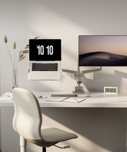 Изображение товара Адаптер для кронштейна Ergosmart NBH-9E (серебристый)