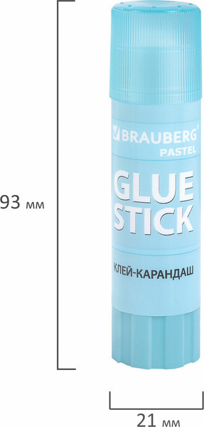 Изображение товара Клей-карандаш Brauberg Pastel / 271250 (4шт)