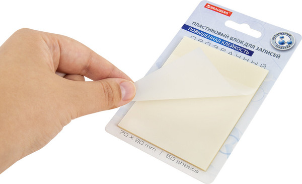 Изображение товара Блок для записей Brauberg Transparent / 115206 (50л)