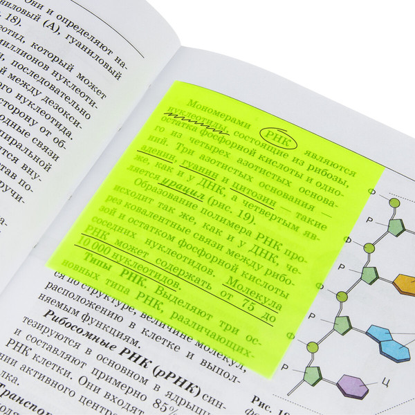 Изображение товара Блок для записей Brauberg Transparent / 115207 (100л, желтый)