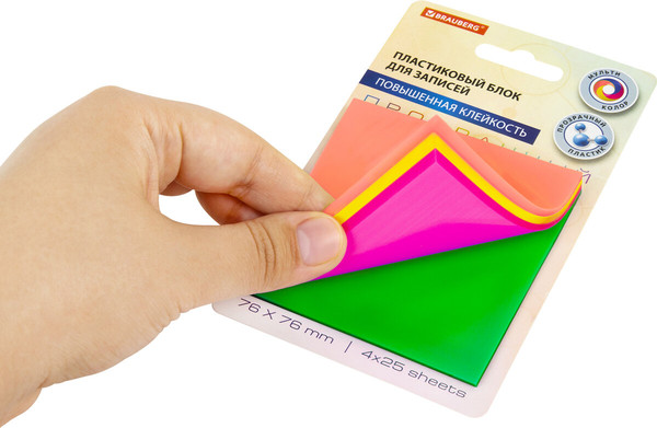 Изображение товара Блок для записей Brauberg Multi Colour / 115208 (100л)