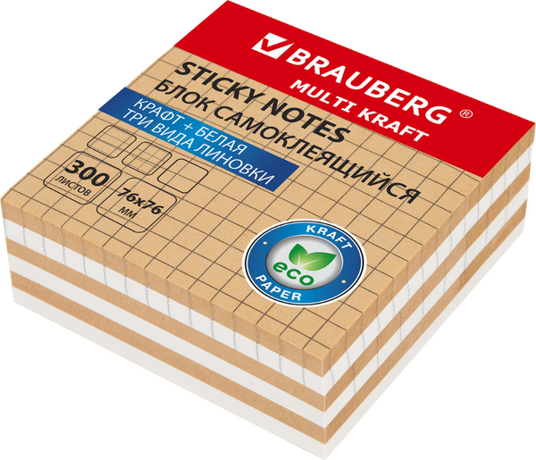 Изображение товара Блок для записей Brauberg Multi Kraft / 115209 (300л)
