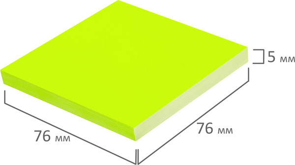 Изображение товара Блок для записей Brauberg 115210 (100л, желтый)