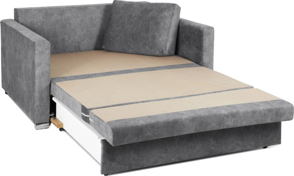 Изображение товара Диван KRONES Афродита выкатная 195x120 (велюр графит)