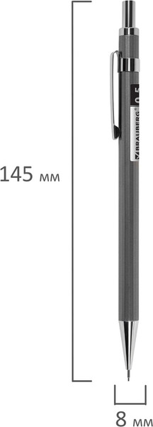 Изображение товара Механический карандаш Brauberg Chrome / 181969