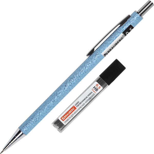 Изображение товара Механический карандаш Brauberg Ocean Blue. С набором грифелей / 181970