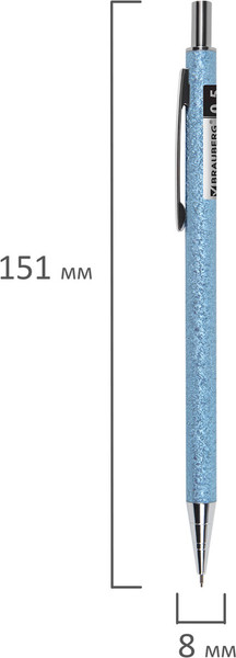 Изображение товара Механический карандаш Brauberg Ocean Blue. С набором грифелей / 181970