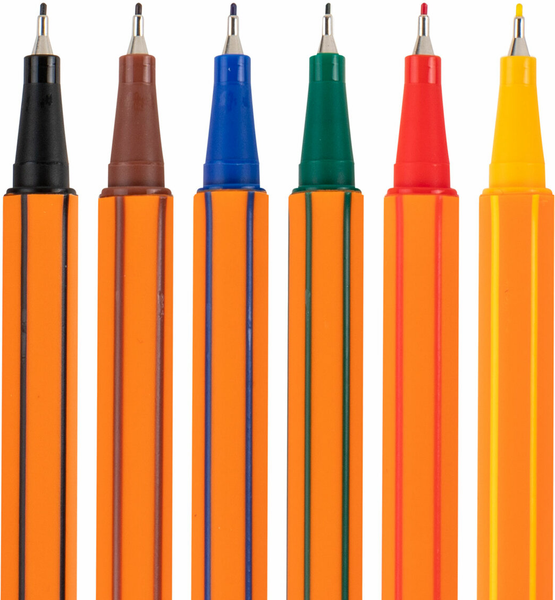 Изображение товара Набор капиллярных ручек Brauberg 144141 (6цв)