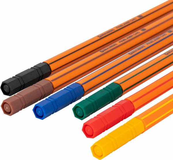 Изображение товара Набор капиллярных ручек Brauberg 144141 (6цв)