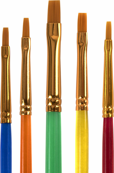 Изображение товара Набор кистей Юнландия Синтетика / 201077 (5шт)