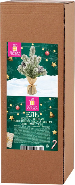 Изображение товара Елка декоративная Золотая сказка Заснеженная с шишками / 592010