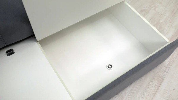 Изображение товара Диван Сириус Лидер-13 НПБ (Eva 24 велюр темно-серый)