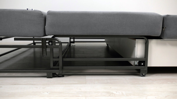 Изображение товара Диван Сириус Лидер-1 ППУ 185x110 (Eva 01 велюр белый)