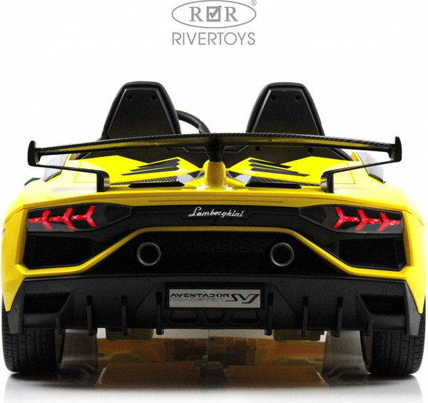 Изображение товара Детский автомобиль RiverToys Lamborghini Aventador SVJ A111MP (желтый)