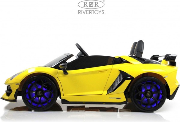 Изображение товара Детский автомобиль RiverToys Lamborghini Aventador SVJ A111MP (желтый)