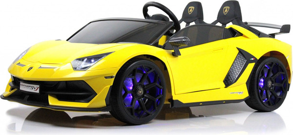 Изображение товара Детский автомобиль RiverToys Lamborghini Aventador SVJ A111MP (желтый)