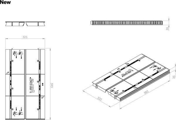 Изображение товара Аэратор коньковый Vilpe Airidge Felt / 717832 (черный)