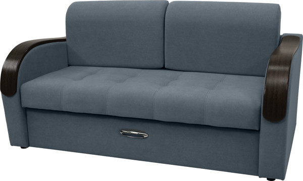 Изображение товара Диван Сириус Лидер-1 НПБ 185x110 (Eva 10 велюр серый)