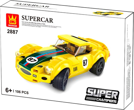 Изображение товара Конструктор Wange Спорткар - 87 / 143661 (106эл)