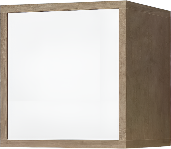 Изображение товара Полка ML Smart Group Соколянка 35x25x35 (фасад фарфор белый/корпус дуб кендал натуральный)