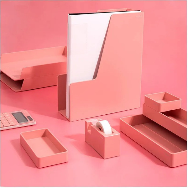 Изображение товара Лоток для бумаг Deli Nusign / ENS022PINK (розовый)