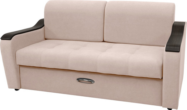 Изображение товара Диван Сириус Лидер-3 ППУ 185x110 (Eva 01 велюр белый)