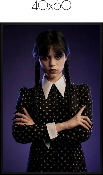 Изображение товара Постер Citydecor Wednesday 3 (40x60)