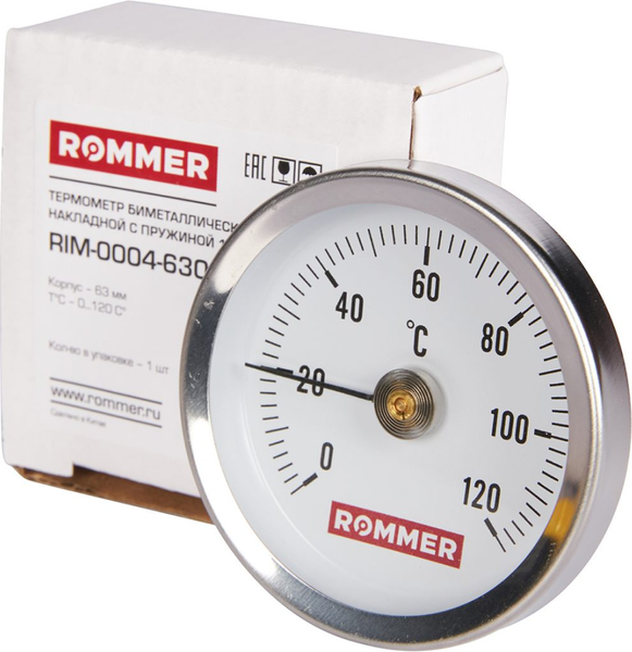 Изображение товара Термометр биметаллический Rommer RIM-0004-630015