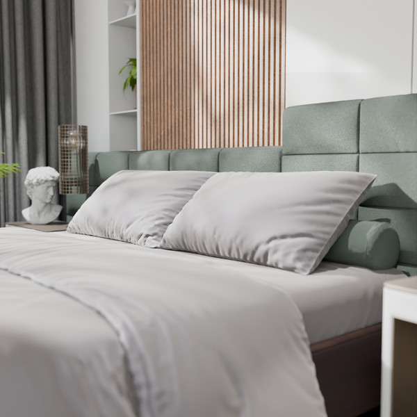 Изображение товара Комплект постельного белья Этель Tencel Евро / 10655065 (светло-серый)