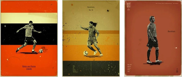 Изображение товара Постеры Citydecor Футбол 4 (3шт, 30x40)