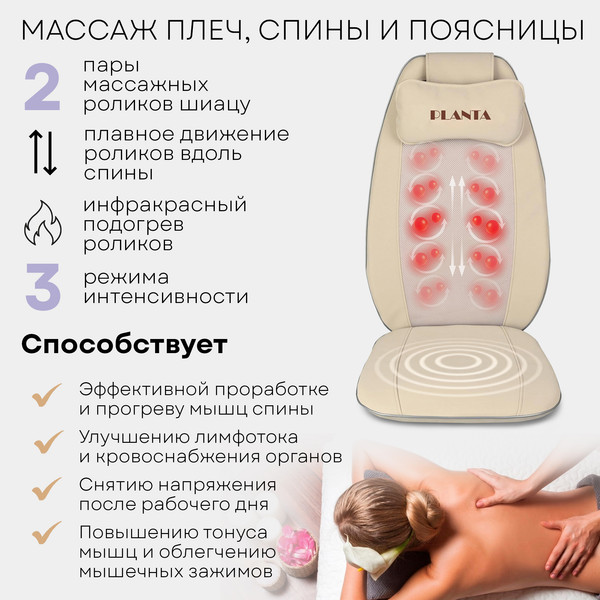 Изображение товара Массажная накидка PLANTA MN-600