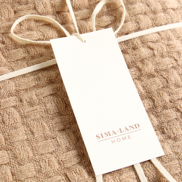 Изображение товара Плед Sima-Land Home Relief / 10770959 (бежевый)