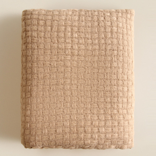 Изображение товара Плед Sima-Land Home Relief / 10770959 (бежевый)