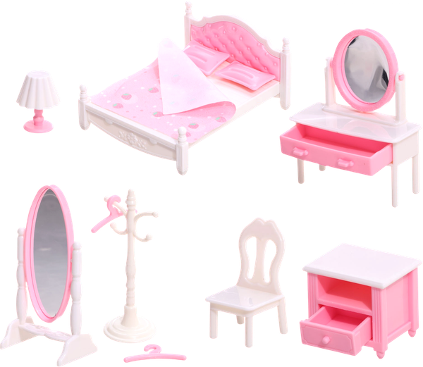 Изображение товара Комплект аксессуаров для кукольного домика Happy Valley Крошики. Уютный дом. Спальня D12 / 10577217