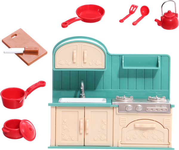 Изображение товара Комплект аксессуаров для кукольного домика Happy Valley Крошики. Уютный дом. Кухня D04 / 10577216