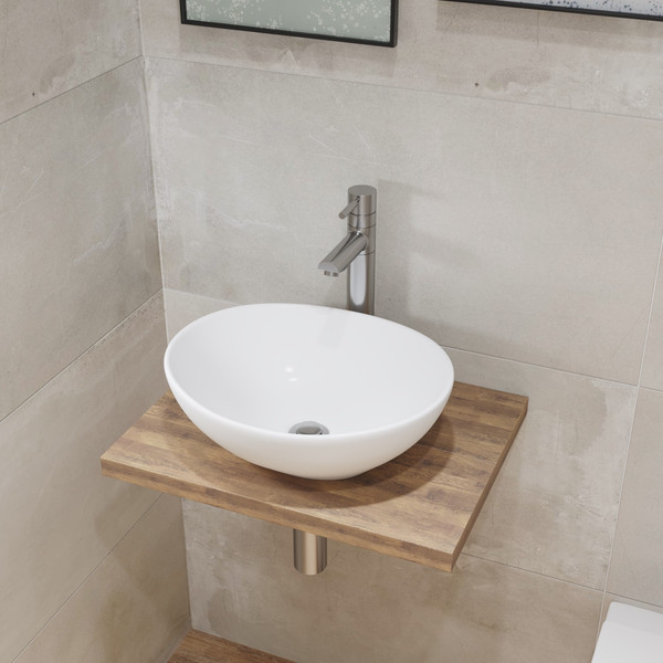 Изображение товара Умывальник Lauter 21652 + клапан 21190G + сифон 21635G (золото)