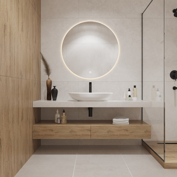 Изображение товара Умывальник Lauter 21570 + клапан 21190CH + сифон 21635CH (хром)