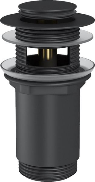 Изображение товара Умывальник Lauter 21652-A + клапан 21190B + сифон 21635B (черный матовый)