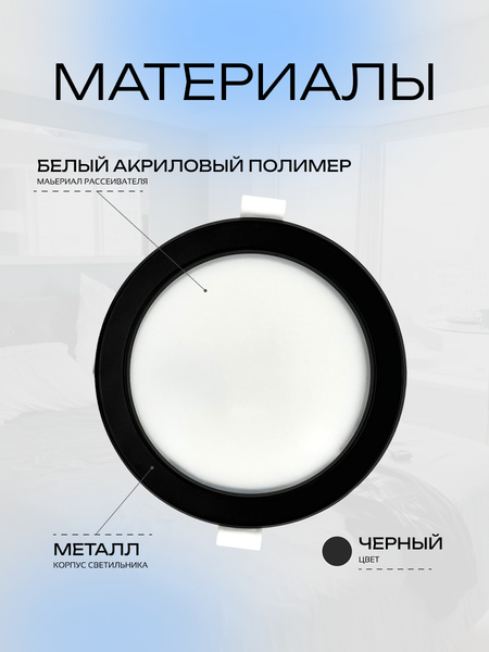 Изображение товара Точечный светильник Truenergy 9W 4000K 10038