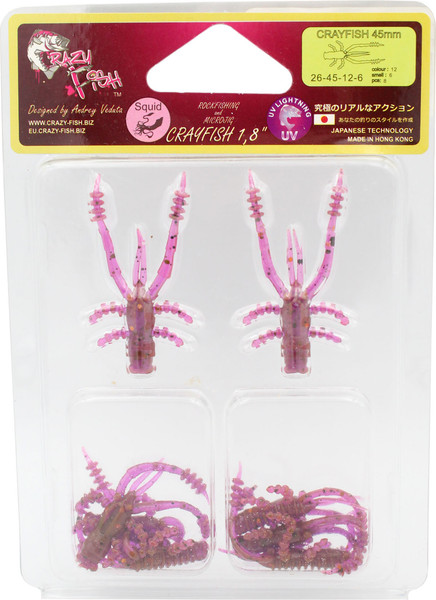 Изображение товара Мягкая приманка Crazy Fish Crayfish 1.8 / 26-45-12-6
