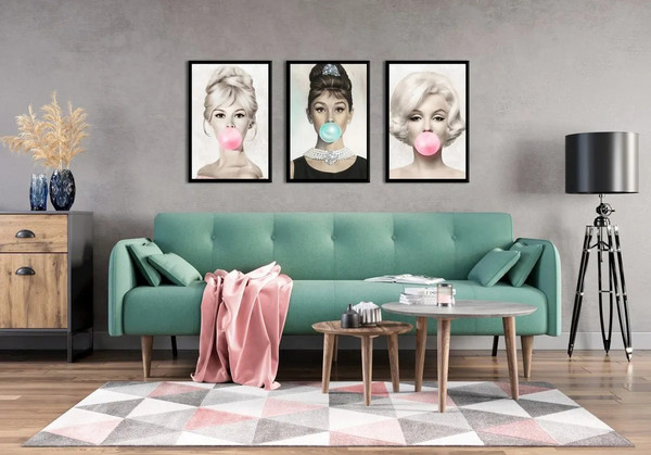 Изображение товара Постеры Citydecor Дамочки 2 (3шт, 40x60)