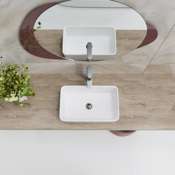 Изображение товара Умывальник Lauter 21674A + клапан 21190G + сифон 21635G (золото)