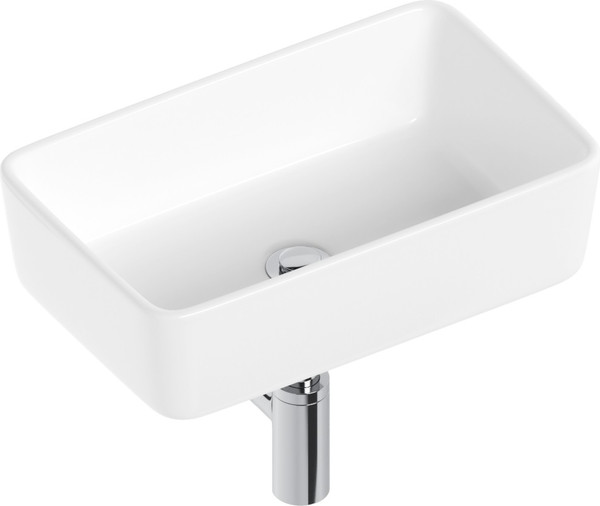 Изображение товара Умывальник Lauter 21674A + клапан 21190CH + сифон 21635CH (хром)