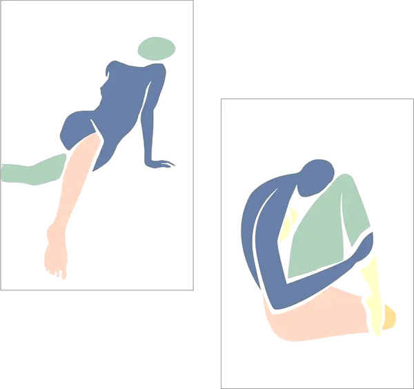 Изображение товара Постеры Citydecor Body 6 (2шт, 40x60)