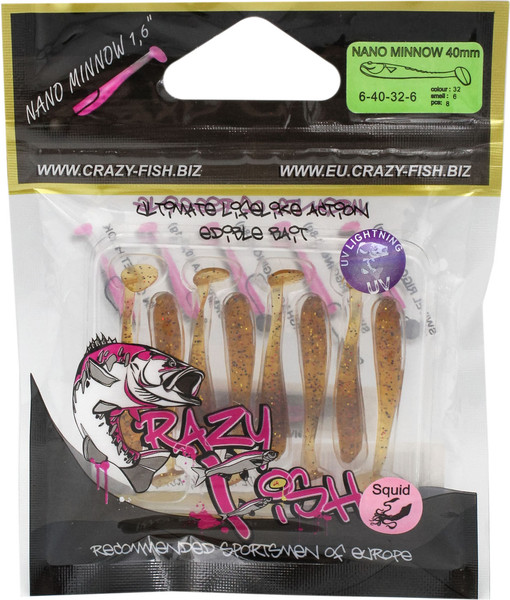 Изображение товара Мягкая приманка Crazy Fish Nano Minnow 1.6 / 6-40-32-6