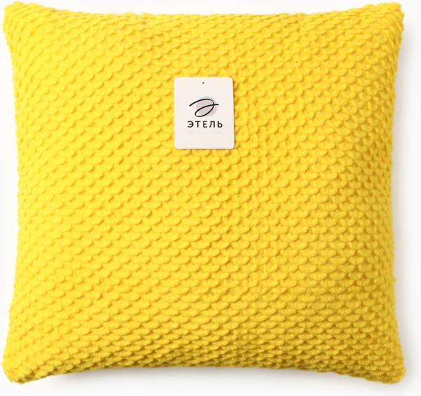 Изображение товара Подушка декоративная Этель Квадрат / 10766737 (желтый)
