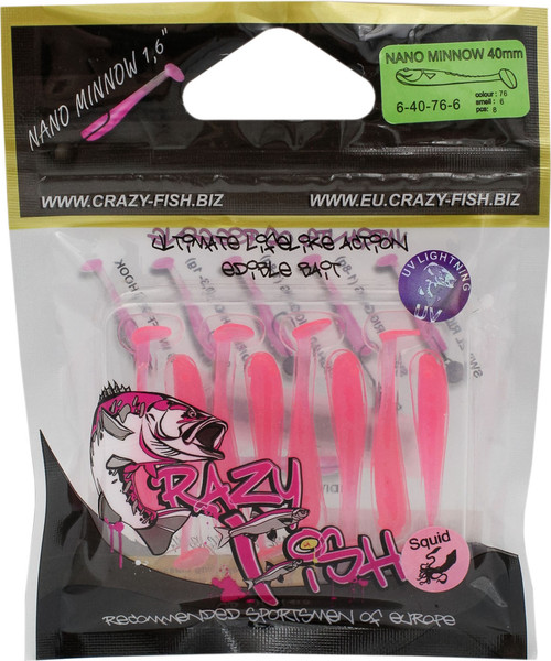 Изображение товара Мягкая приманка Crazy Fish Nano Minnow 1.6 / 6-40-76-6